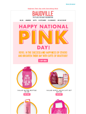 Baudville - Happy National Pink Day!