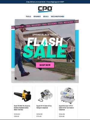 CPO Outlets - Last Flash Sale of the Season 🚨 Save Now!