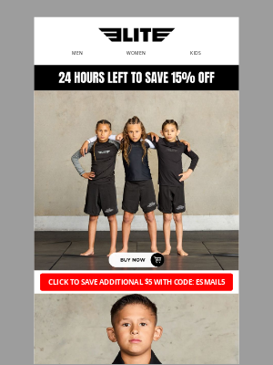 Elite Sports - Hi there, ⏰ 24 Hours Left – Save 15% in Our Early Autumn Sale!