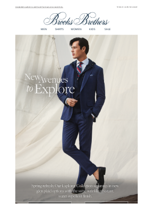 Brooks Brothers (Australia) - NEW: The Brooks Brothers Explorer Collection