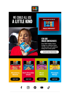 KIND Snacks - The emotional support bar of your dreams!