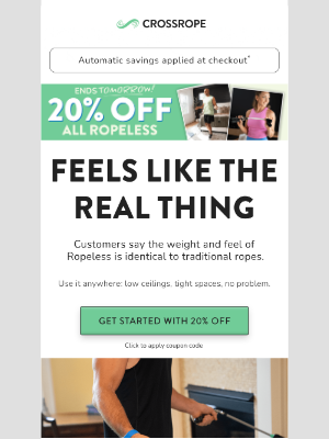 Crossrope - ⭐⭐⭐⭐⭐ They all agree: Ropeless feels real