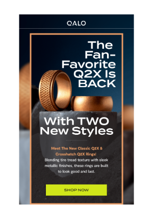 QALO - Q2X has two new looks…