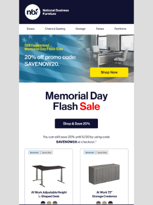 National Business Furniture - Still shopping? Our 20% off sale is ending soon