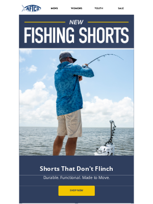 AFTCO Fishing - All-New Fishing Shorts Built for the Long Haul