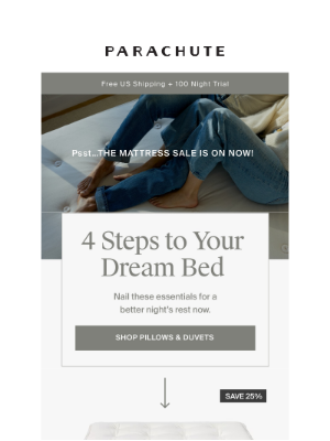 Parachute Home - 4 Steps To Optimize Your Bed