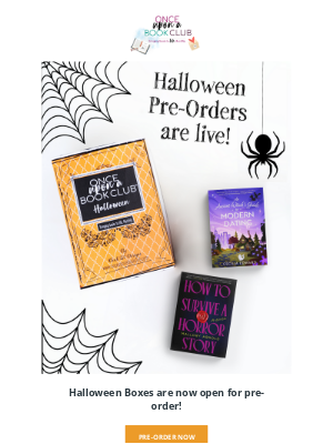 Once Upon A Book Club - The Halloween Boxes are LIVE! 🎃👻