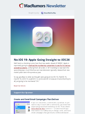MacRumors - iOS 26 Incoming?, iPhone 17 Pro Rumors, and More