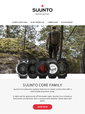 suunto - Suunto Core Family | The outdoor watch