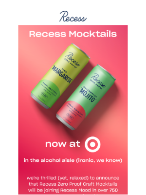 Recess - Recess Mocktails: now at Target! 🎯