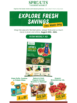 Sprouts Farmers Market, Inc. - 🗞️ Your weekly ad is here!