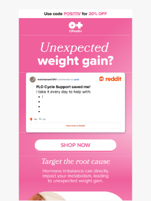 FLO - Hormonal weight gain?