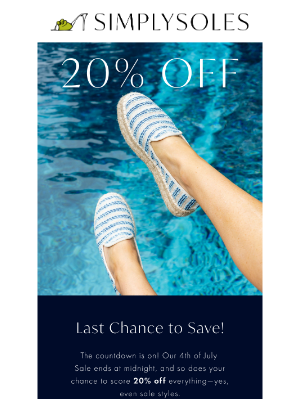 Simply Soles - Final Call: 20% off