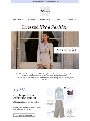 24S - Dressed like a Parisian: Meet the art gallery owner