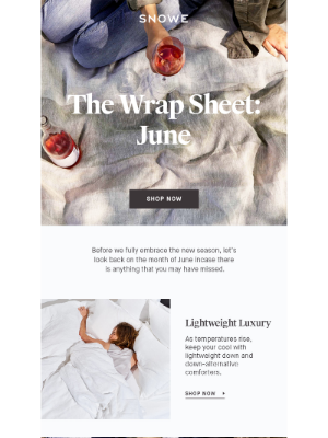 SNOWE - A Look Back On The Month