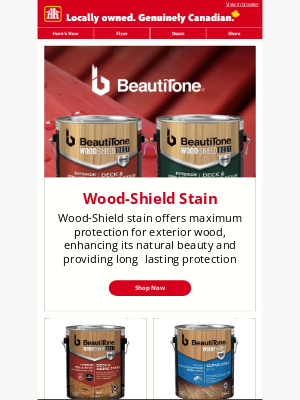 Home Hardware (Canada) - Beautify and protect wood surfaces with Wood-Shield stain