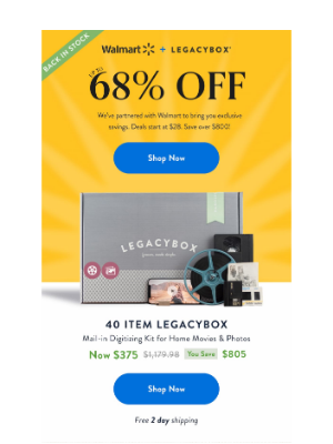 Legacybox - 🔥 Just Restocked: Our Top Legacybox + Walmart Deal Is Back!