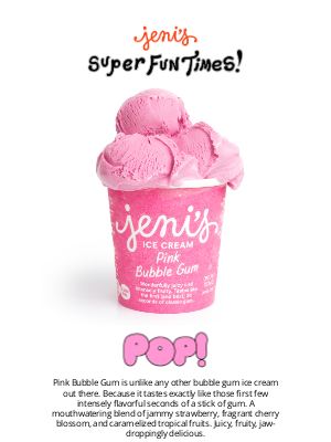 Jeni's Splendid Ice Creams - PINK BUBBLE GUM!