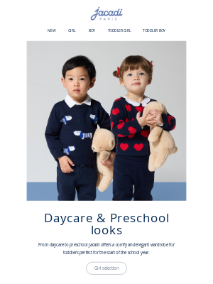 Jacadi - Daycare and preschool outfits 🍎