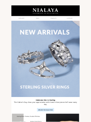 Nialaya Jewelry - Built for Him. Crafted in Silver.