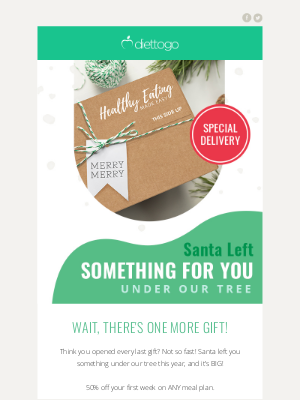 Diet-to-Go - 🎅  Wait, there's one more gift for you! 🎅