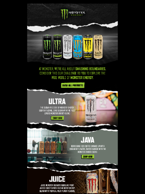 Monster Energy - Find Your Flavor