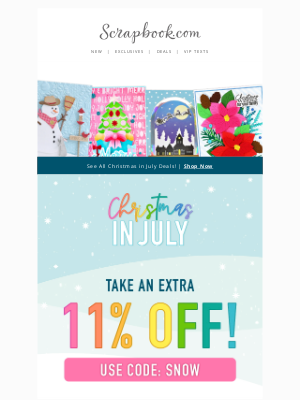 Scrapbook - 🏝️ Your 11% OFF Coupon Code Ends Today!