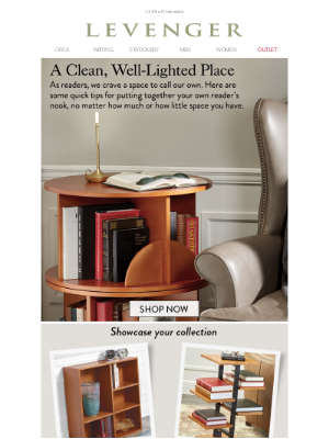 Levenger - How To Create A Home Library.