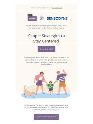 Sensodyne - Manage Your Summer Stress With Haleon Huddle