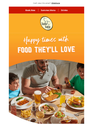 Brewers Fayre (United Kingdom) - Family time = food time!