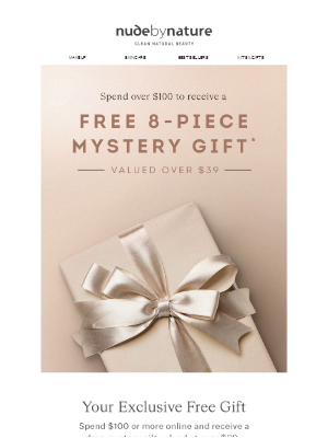Nude By Nature (Australia) - Your FREE 8-Piece Mystery Gift 🎀