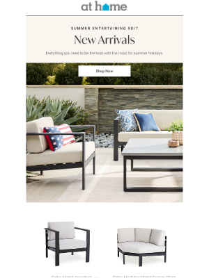 At Home - Summer entertaining season is here