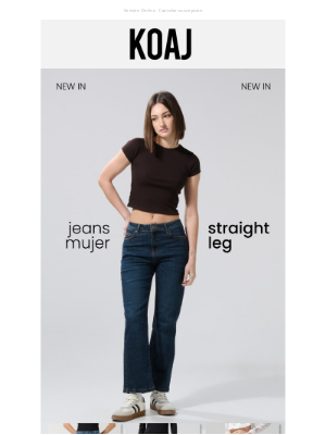 Koaj (Colombia) - Sí, existe una prenda para todos tus planes 👉 ¡Straight leg jeans! 👖✨