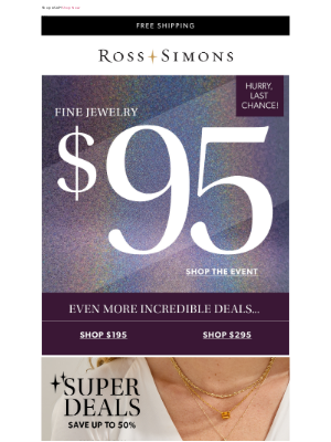 Ross-Simons - Have you shopped the $95 collection yet?