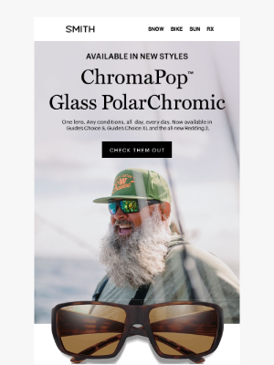 SMITH OPTICS - NEW ChromaPop™ Glass PolarChromic is here