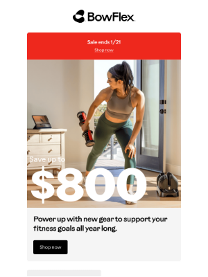 Bowflex - 💪 Take up to $800 off!