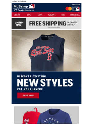 MLB - New Exciting Styles For Your Collection