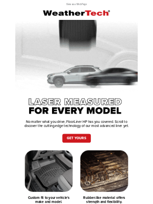 WeatherTech - Perfect Fit, Every Time