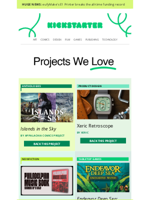 Kickstarter - Pinch us — it’s all real ✨