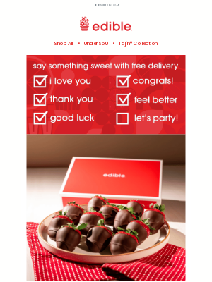 Edible Arrangements - This Code’s Just for You! <3