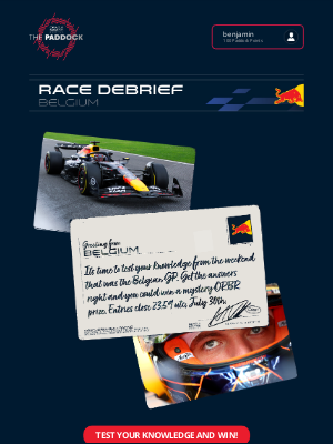 Red Bull Racing - 🏁 Think You Know the Belgian GP? Prove it in our Post-Race Quiz!