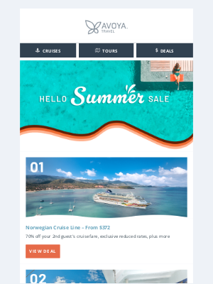 Last Chance! Our Hello Summer Sale Ends Tomorrow