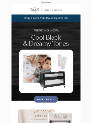 aden + anais - Crib Edit: Buy 3, Save 10%