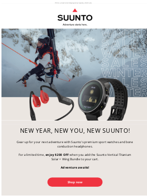 suunto - New Year, New You, New Suunto!