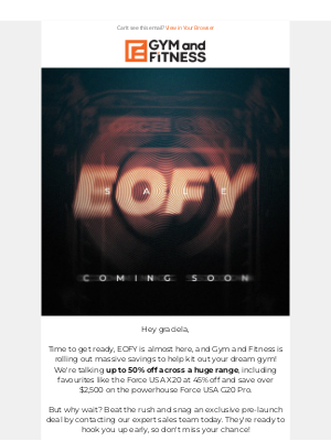 Gym and Fitness (Australia) - EOFY Countdown: Sneak in Early!