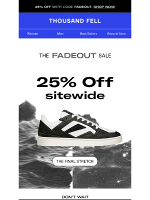 Thousand Fell - 25% OFF ENDS TOMORROW