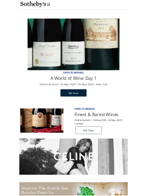 sothebys - A World of Wine: Day 1
