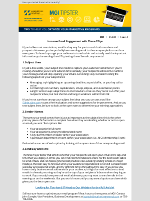 Marketing General Incorporated - 5 Ways To Improve Your Email Strategy