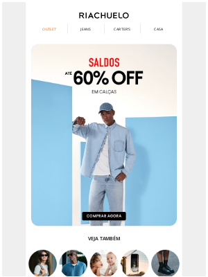 Riachuelo (Brazil) - ATÉ 60% OFF EM CALÇAS AQUI!