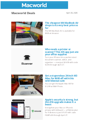 Macworld - The cheapest M4 MacBook Air drops to its very best price so far